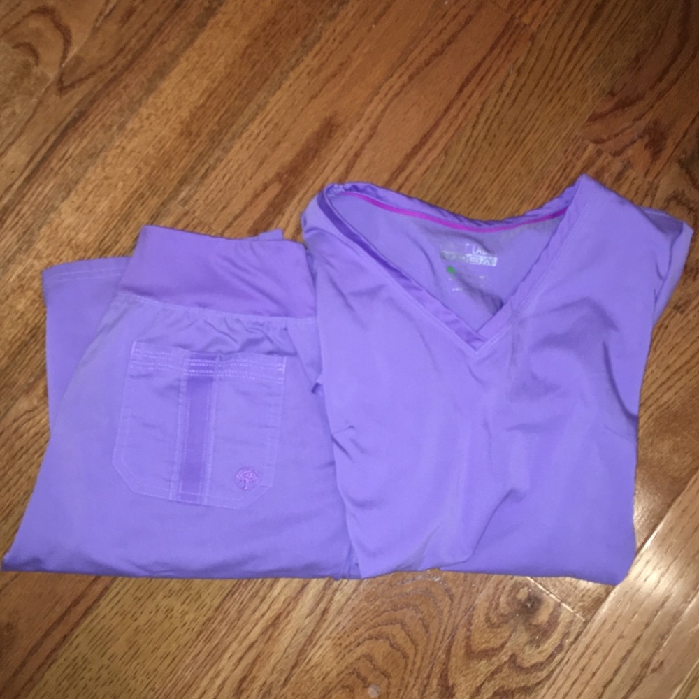 Healing Hands Purple Label Scrub Set